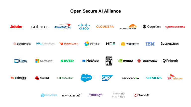 Open Secure AI Allianceの発足に関するNVIDIAの公式ブログ記事のスクリーンショット。