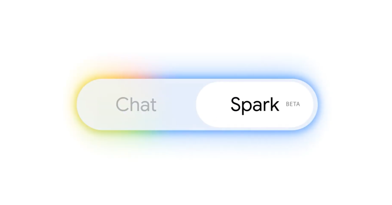 GoogleのGemini Sparkのリリースを告知する、Googleのロゴと製品名が記載された引用画像。