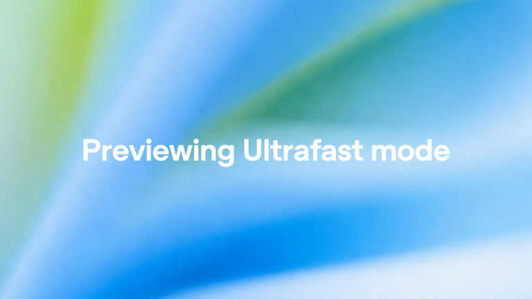 OpenAIによる新サービス「Ultrafast」の発表を示す、リリース元の引用画像。