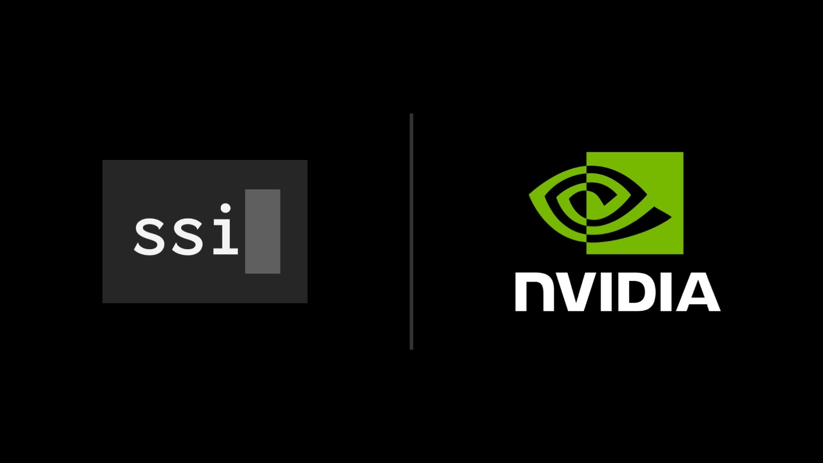 Safe Superintelligence Inc.とNVIDIAの戦略的パートナーシップに関するプレスリリースの引用画像。