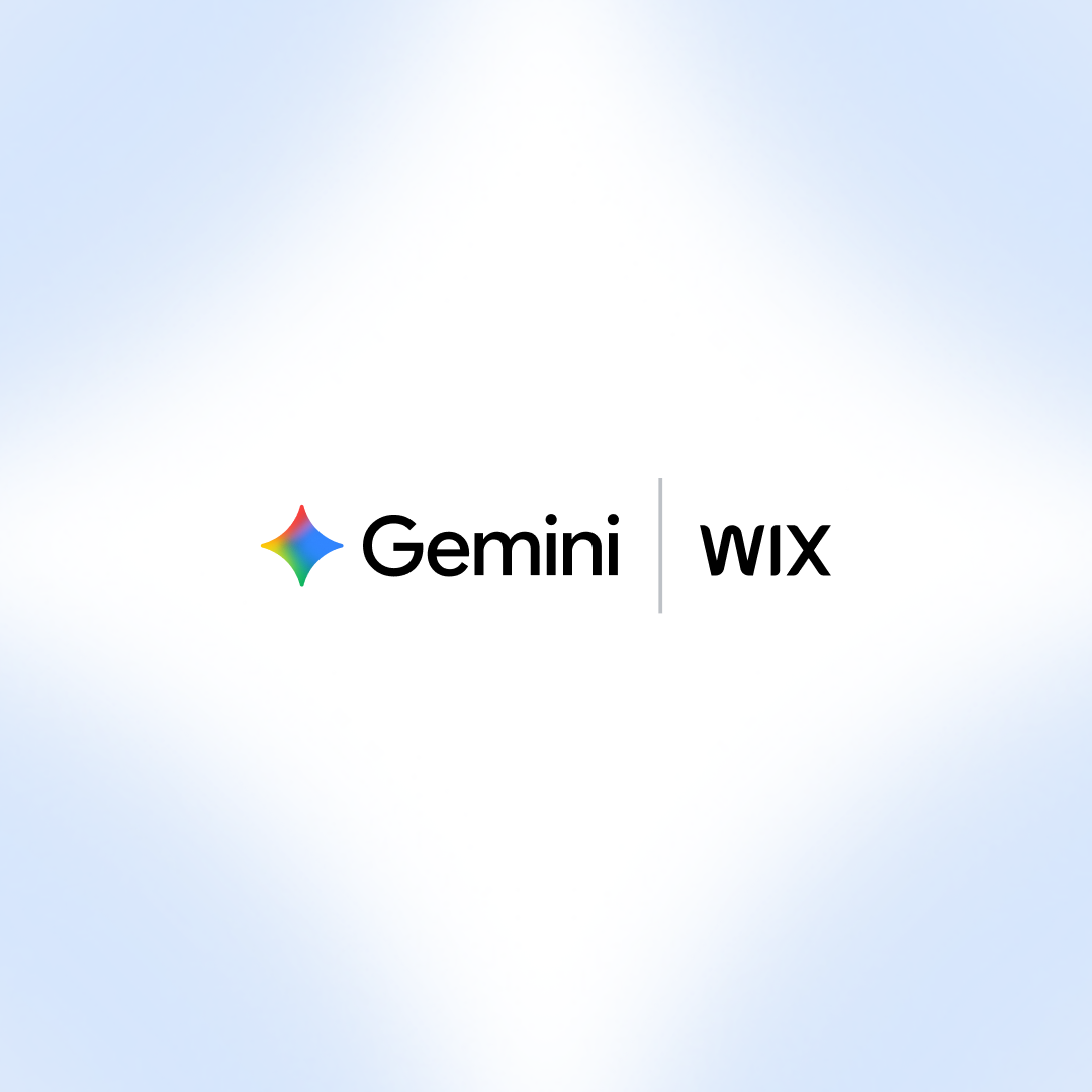 WixとGoogle Geminiの連携に関するプレスリリースの引用画像。