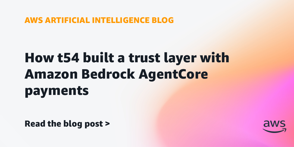 t54が開発した、Amazon Bedrock AgentCoreとリスク判定エンジンTrustlineを組み合わせた、AIエージェント向けのセキュアな決済基盤「x402-secure」の仕組みを示す図解。
