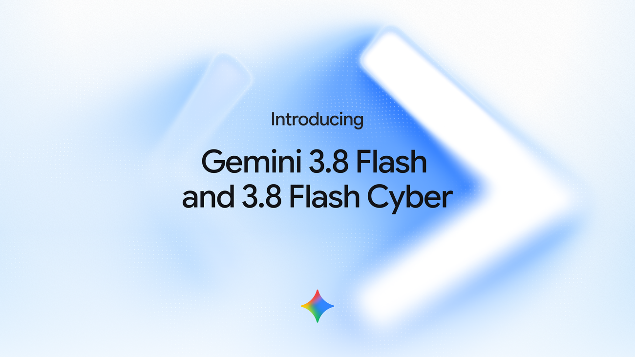 Google DeepMindによるGemini 3.8 Flashのリリースを伝える公式の引用画像。