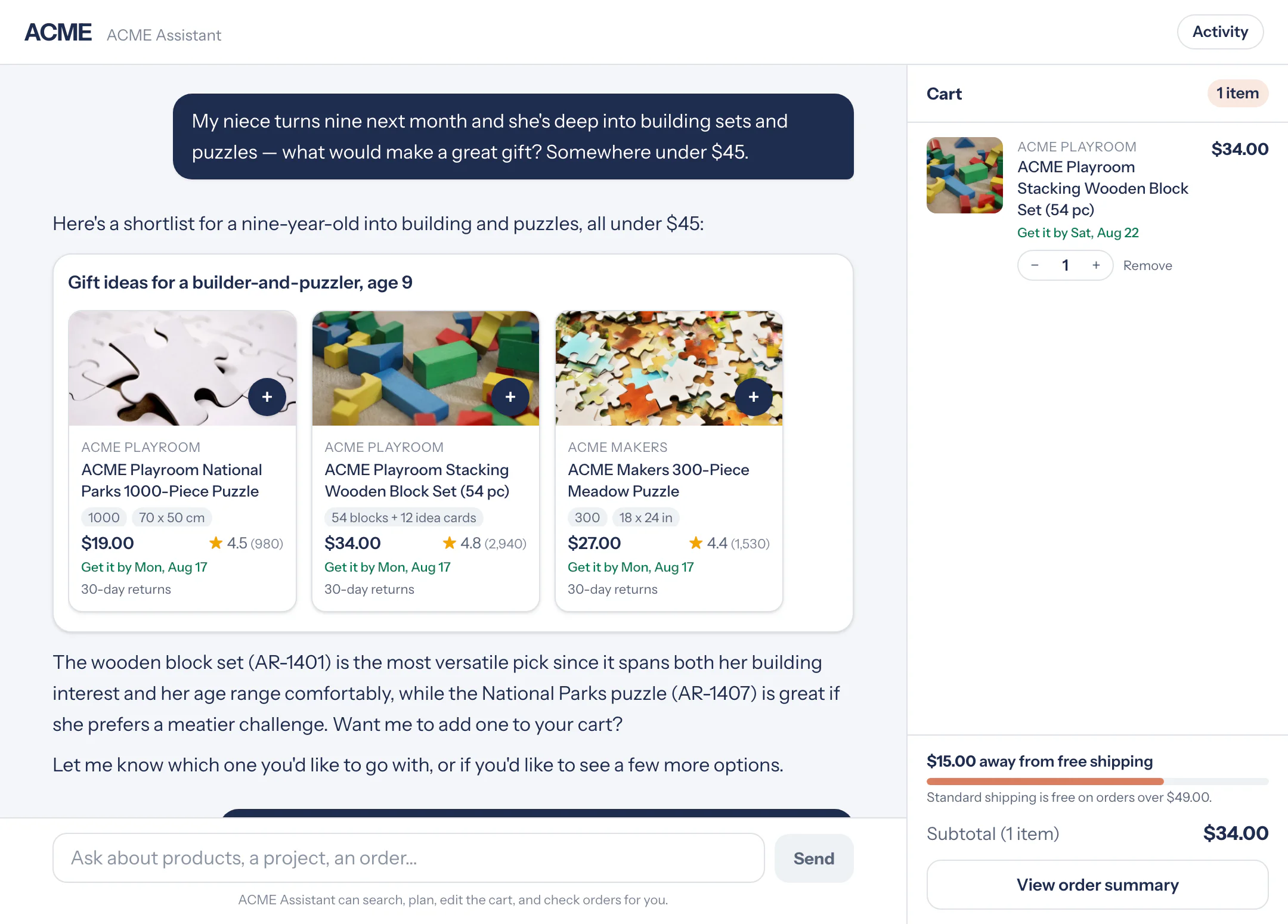 Anthropicが公開した、ショッピングエージェントとマーチャントエージェントの設計図に関するリファレンス実装の引用画像。