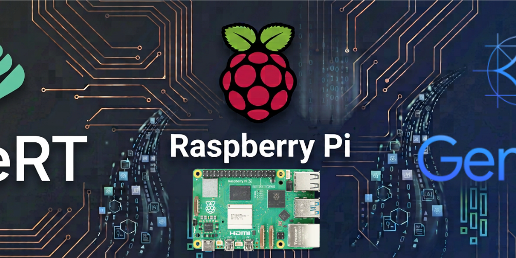 GoogleによるLiteRTとRaspberry Piの連携に関する公式リリースの引用画像。