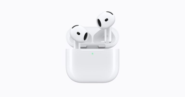 Appleの新型オープンイヤー型イヤホン、AirPods 5の製品画像。