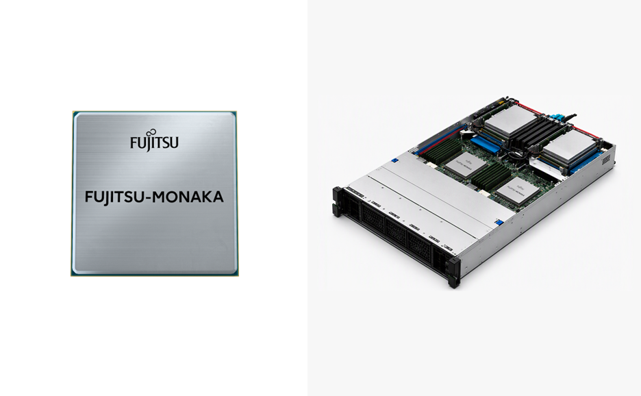 富士通の次世代CPU「FUJITSU-MONAKA」に関するプレスリリースの引用画像。