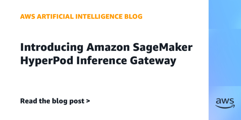 Amazon SageMaker HyperPod Inference Gatewayの機能概要を示す、リクエストがGPUリソースへ最適にルーティングされる仕組みの図解。