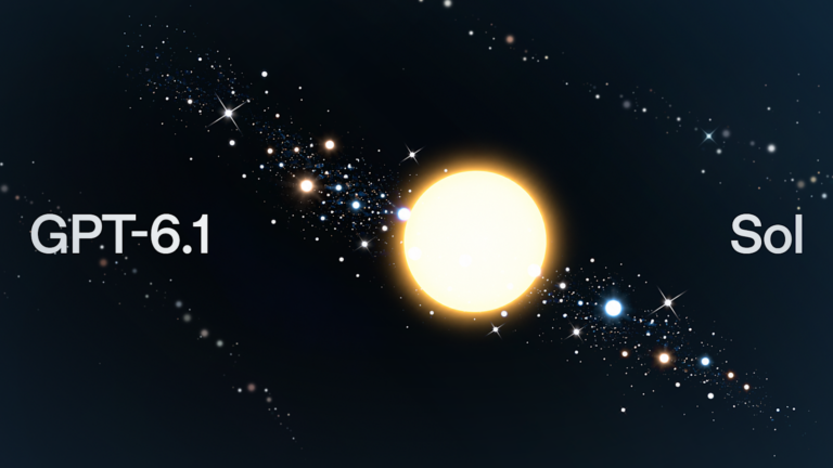 OpenAIによるGPT-6.1 Solの性能向上とコスト削減を示す比較グラフの引用画像。